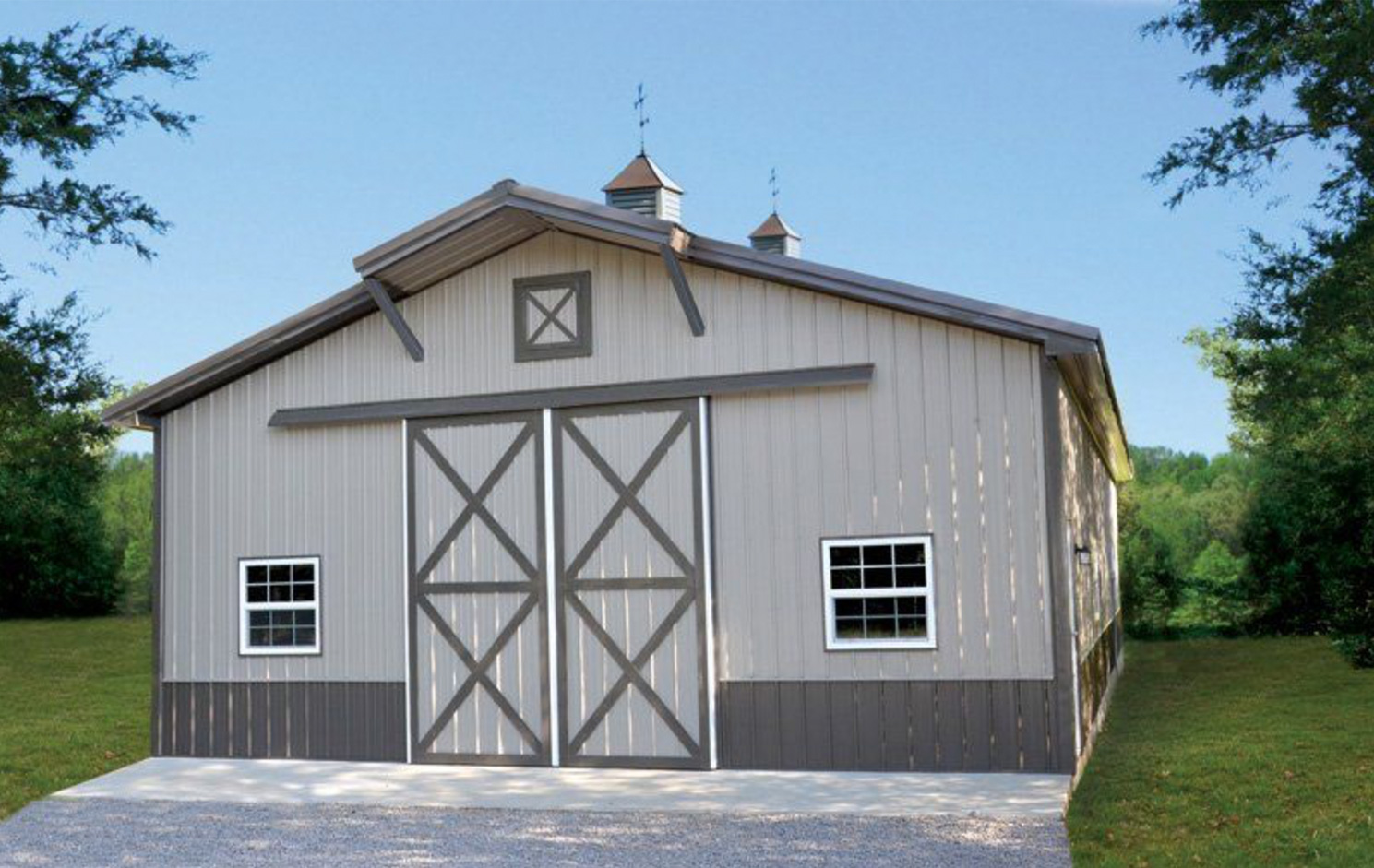 Cornerstone Metal Products Metal Barn Project